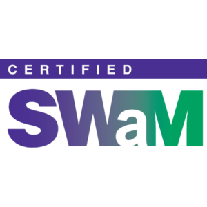 Small, Women- and Minority, SWAM Logo, OBAN is SWAM certified in the state of Virginia